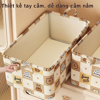  Hộp Đựng Quần Áo Khung Thép Ngăn Kéo Kèm Giỏ Đựng Đồ Lót Thiết Kế Gấp Gọn Phân Loại Quần Áo & Đồ Lót Thông Minh 