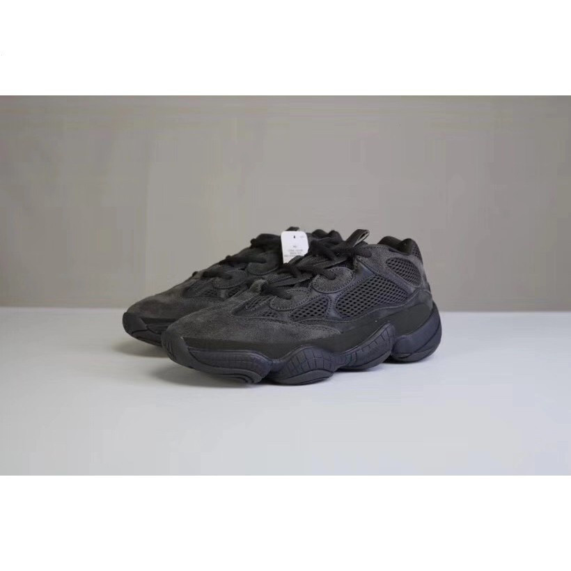 (Spot) Giày chạy bộ lưới thoáng khí Yeezy Boost 500 màu đen dành cho nam và nữ