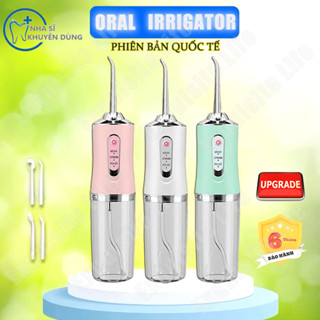 Máy tăm nước cầm tay du lịch Oral Irrigator 6886A bản rút gọn quốc tế chuẩn nha sĩ khuyên dùng mẫu mới