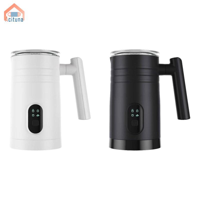 Máy tạo bọt sữa Acutuna 4 trong 1 400W Cappuccinos Điều chỉnh nhiệt độ Latte Bữa sáng Macchiato Máy hấp sữa tự động Làm cà phê