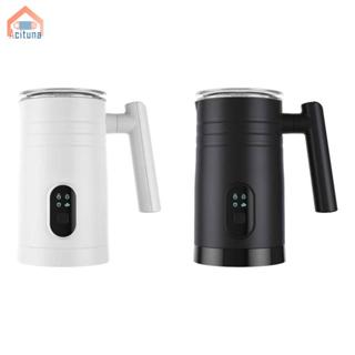 Máy tạo bọt sữa Acutuna 4 trong 1 400W Cappuccinos Điều chỉnh nhiệt độ Latte Bữa sáng Macchiato Máy hấp sữa tự động Làm cà phê