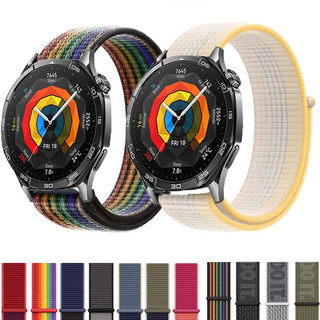 Dây đeo bện Nylon 20mm 22mm cho Huawei Watch GT6 GT5 GT3 GT4 SE GT2 GT2e Watch4 Watch3 Pro GT 2 3 4 2e 42mm 43mm 46mm Dây đeo đồng hồ thay thế thời trang Dây đeo đồng hồ thông minh
