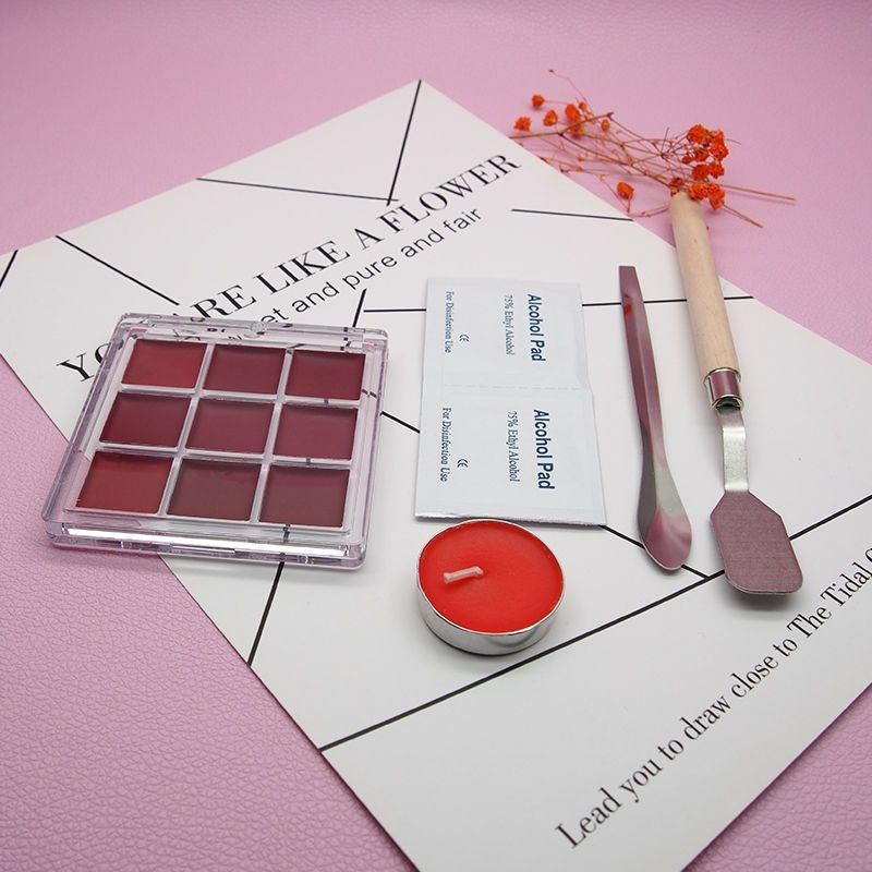 New Product#Lipstick Dispensing Box Tool Set DIY Lipstick Repair Tool Lip Balm Empty Case Sample Swa