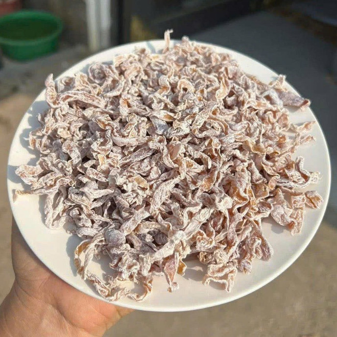 Ô mai giun, ô mai đu đủ thái dây xí muội chua ngọt 500g