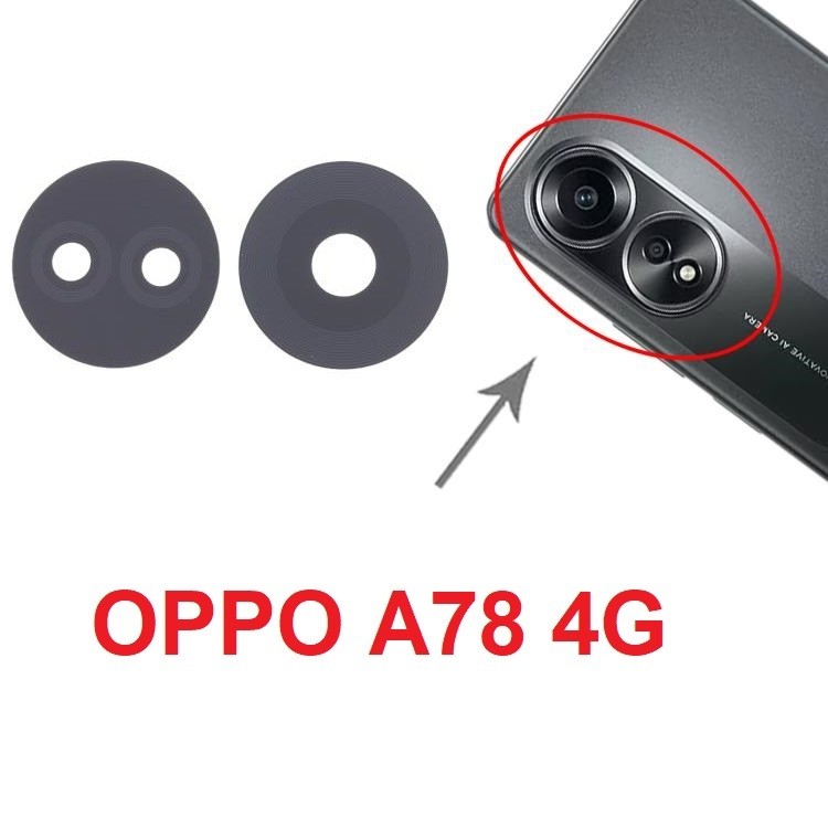 Thay Mặt Kính Camera Sau OPPO A78 4G CPH2565 Back Camera Lens
