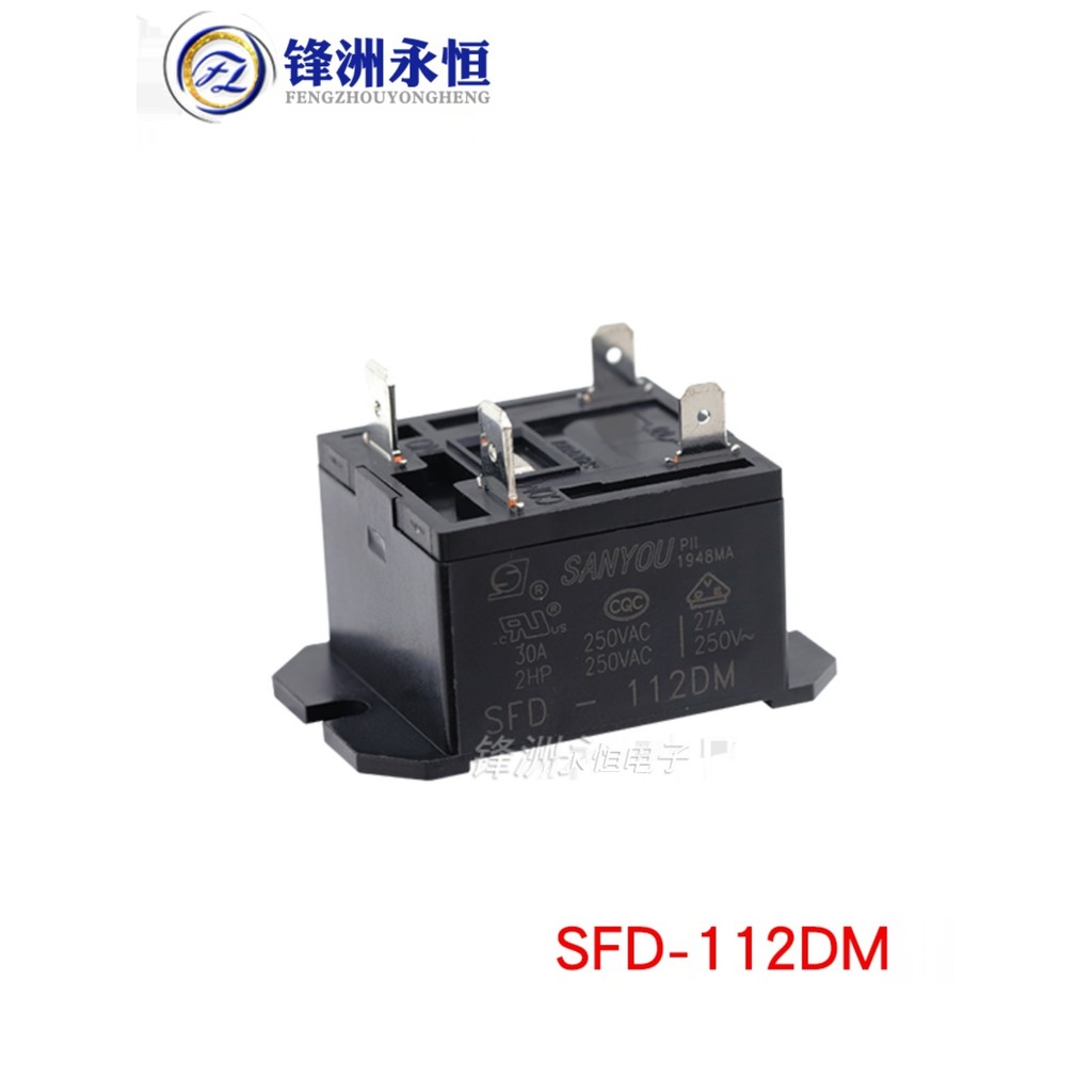 Rơle SFD-112DM / SFD-124DM 4 chân 30A250VAC Thay thế HF37F-012-024-1H
