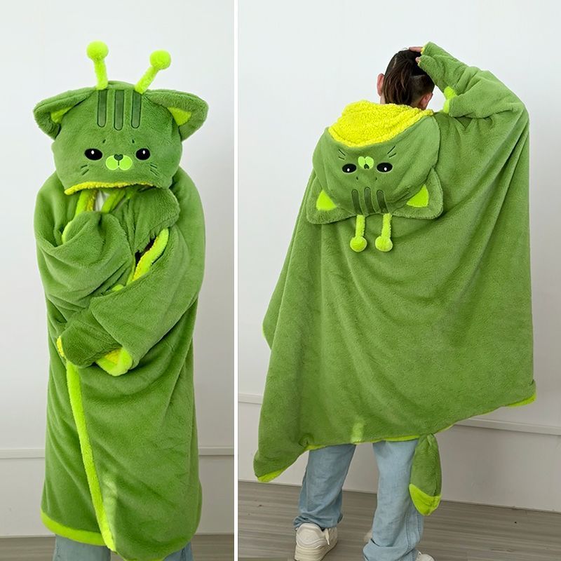 Ming Chuang Youqu Creative Alien Cat Cloak Little Fox Rabbit Cloak Office Home Can Wear Outside Thic