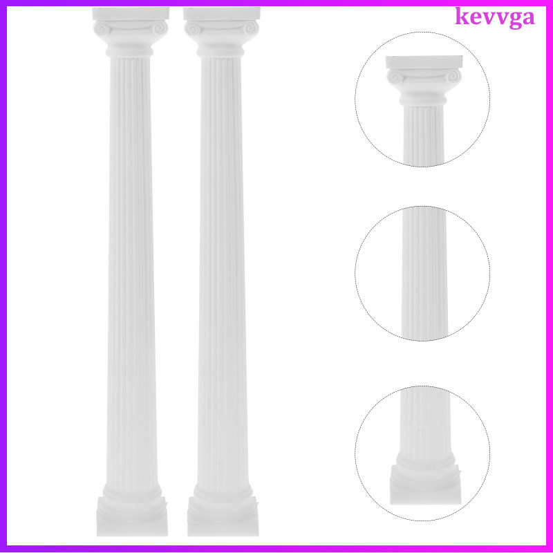 6 Chiếc La Mã Trụ Tượng Cột Mini Ảnh Chống Đỡ Bàn Cát La Mã Trụ Cột Trang Trí Kevga