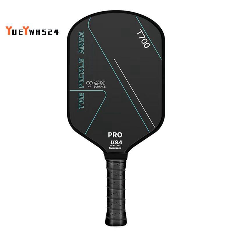 Paddle Pickleball T700 Carbon Fiber, Hiệu suất cao cho người chơi cấp cao, màu đen