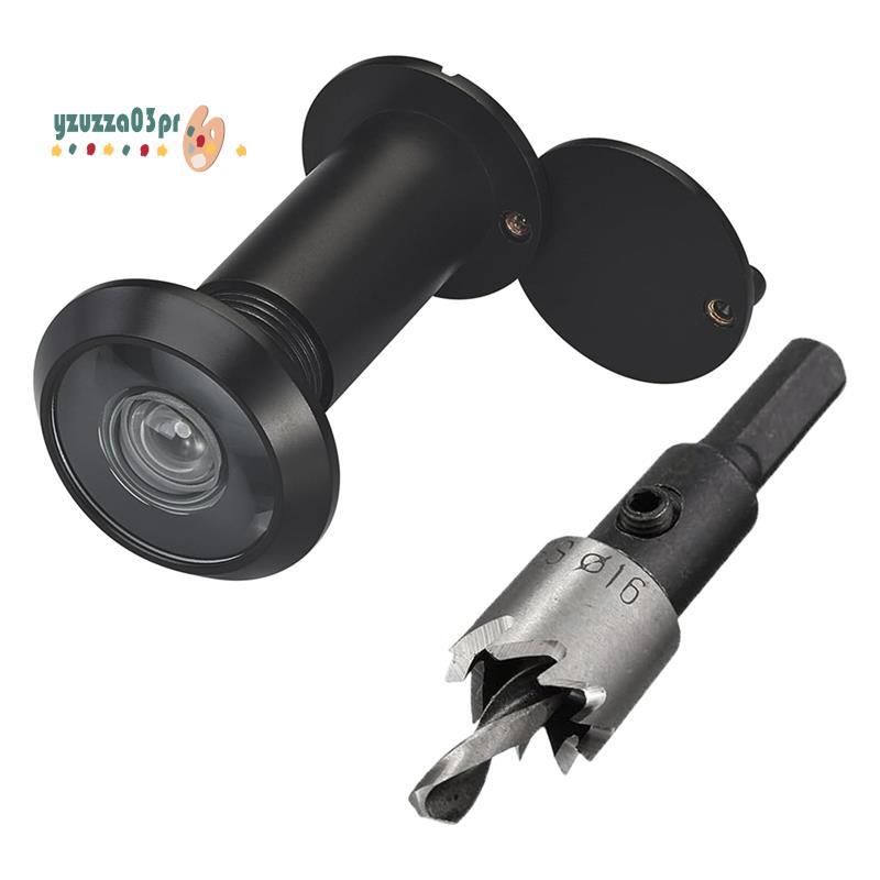 Lỗ nhìn trộm rắn 220 độ cho cửa có mũi khoan 16mm, lỗ nhìn trộm cửa 0,63in cho cửa dày từ 1-3 / 8 in