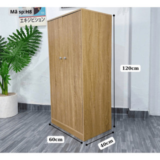 Tủ quần áo tủ gỗ treo đồ đa năng phong cách hiện đại chất liệu gỗ MDF - Ak kích thước 120x60x40cm