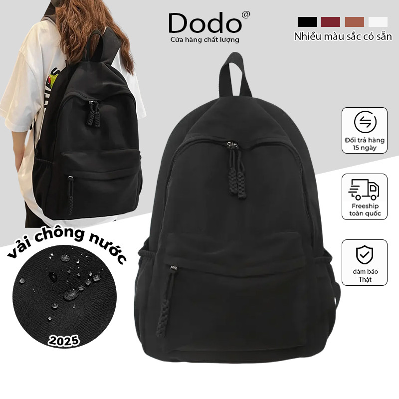 Balo đi học nam nữ học sinh cấp 2 cấp 3 cặp đi học nữ basic đựng laptop 15.6 inch chống nước #b3365