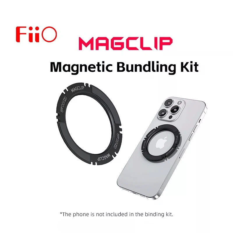 Bộ đóng sách từ tính FiIO MagClip Siêu mạnh Thu hút Nagnetic Tất cả kim loại cho FIIO USB DAC Dongle