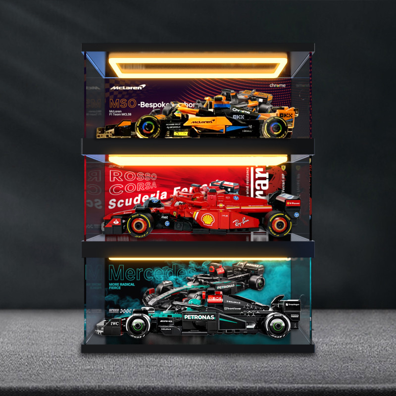 [Hộp trưng bày mô hình] Thích hợp cho hộp trưng bày Lego speed Racing Series F1 77242 77244 77251 Hộ