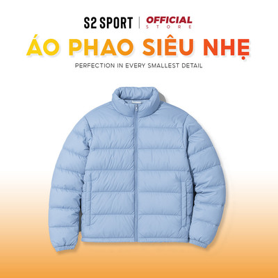 Áo phao nam mùa đông S2 SPORT Ultra Air + chần bông siêu nhẹ siêu ấm cản gió giữ ấm tốt - AP02
