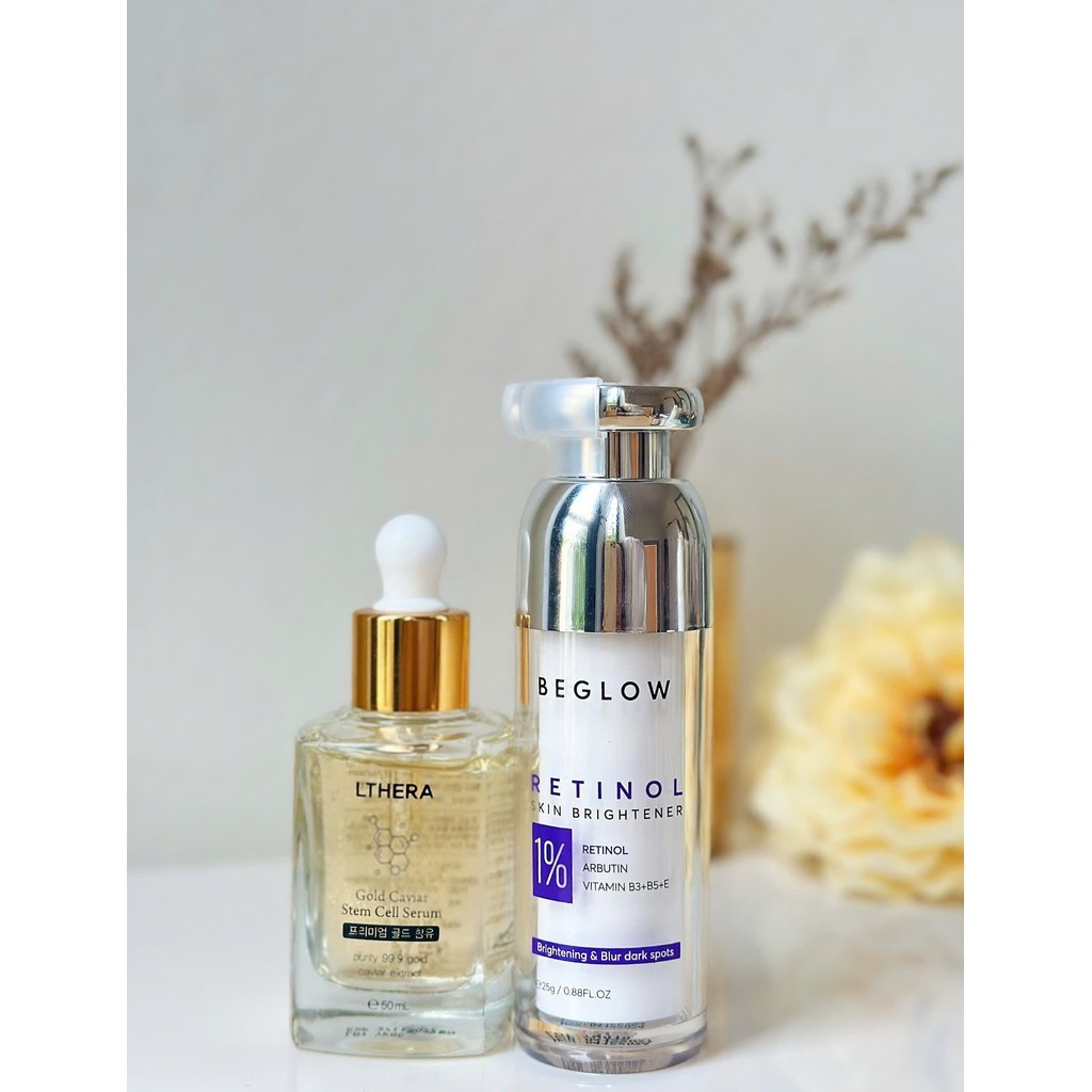 Combo Retinol Beglow và serum vàng 24k LTHERA CB0157