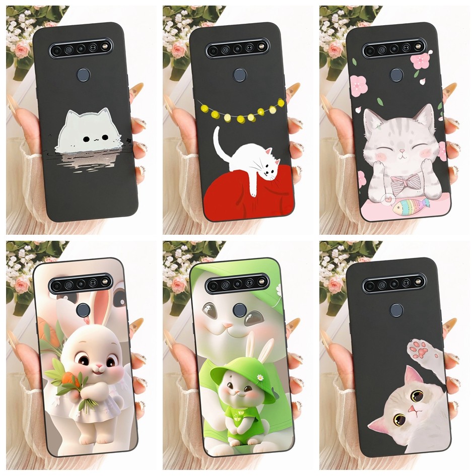 Vỏ Mới Cho LG K41S LM-K410 / LG K51S LM-K510 Vỏ Điện Thoại Thỏ Mèo Gấu Trúc Hoạt Hình Silicon Mềm Ch