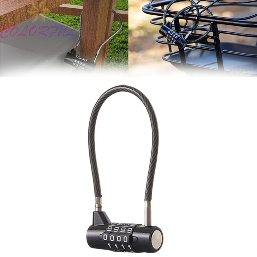 【COLORFUL】Password Lock Anti-corrosion High-quality Zinc Alloy Easy-to-read Large Fonts