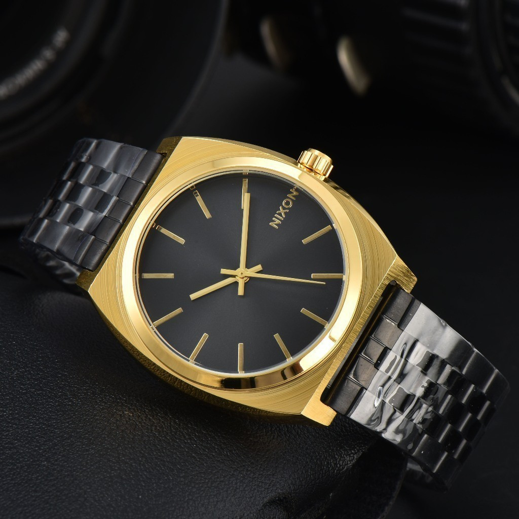 Nixon NIXON Vỏ thép không gỉ Dây đeo bằng thép không gỉ và da Đồng hồ nam Rui Watch ys