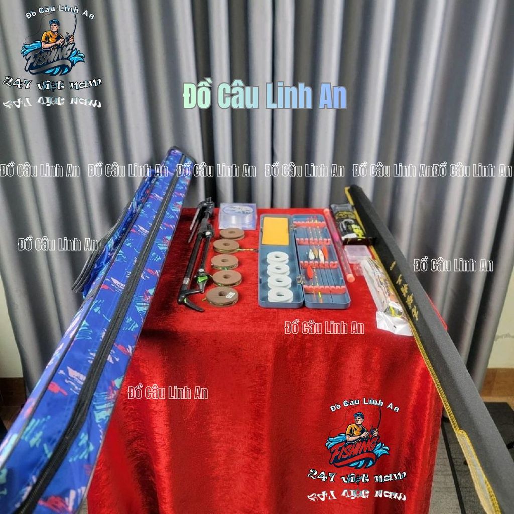 Bộ Cần Câu Cá Đầy Đủ 5H 4m5 - Hoàn hảo để câu cá rô, diếc, chép cho những ai yêu thích câu giải trí 