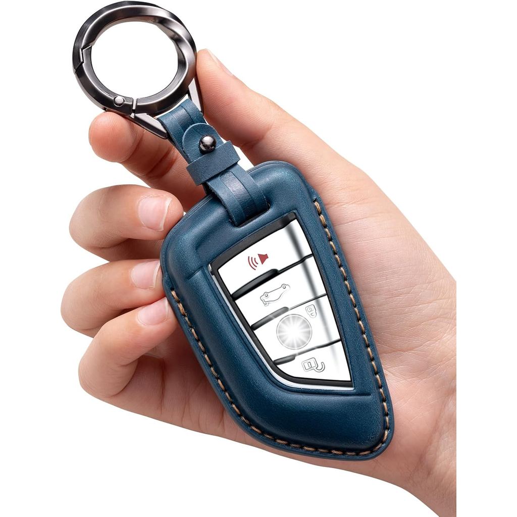 Dành Cho Xe BMW Chìa Khóa Fob Bao Da Ô Tô Từ Xa Ốp Lưng Giá Đỡ Móc Khóa Tương Thích Cho Xe BMW 2 5 6