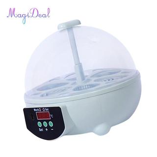 Khay xoay tự động Mini Điều khiển nhiệt độ 6 trứng Máy ấp trứng cho chim cút