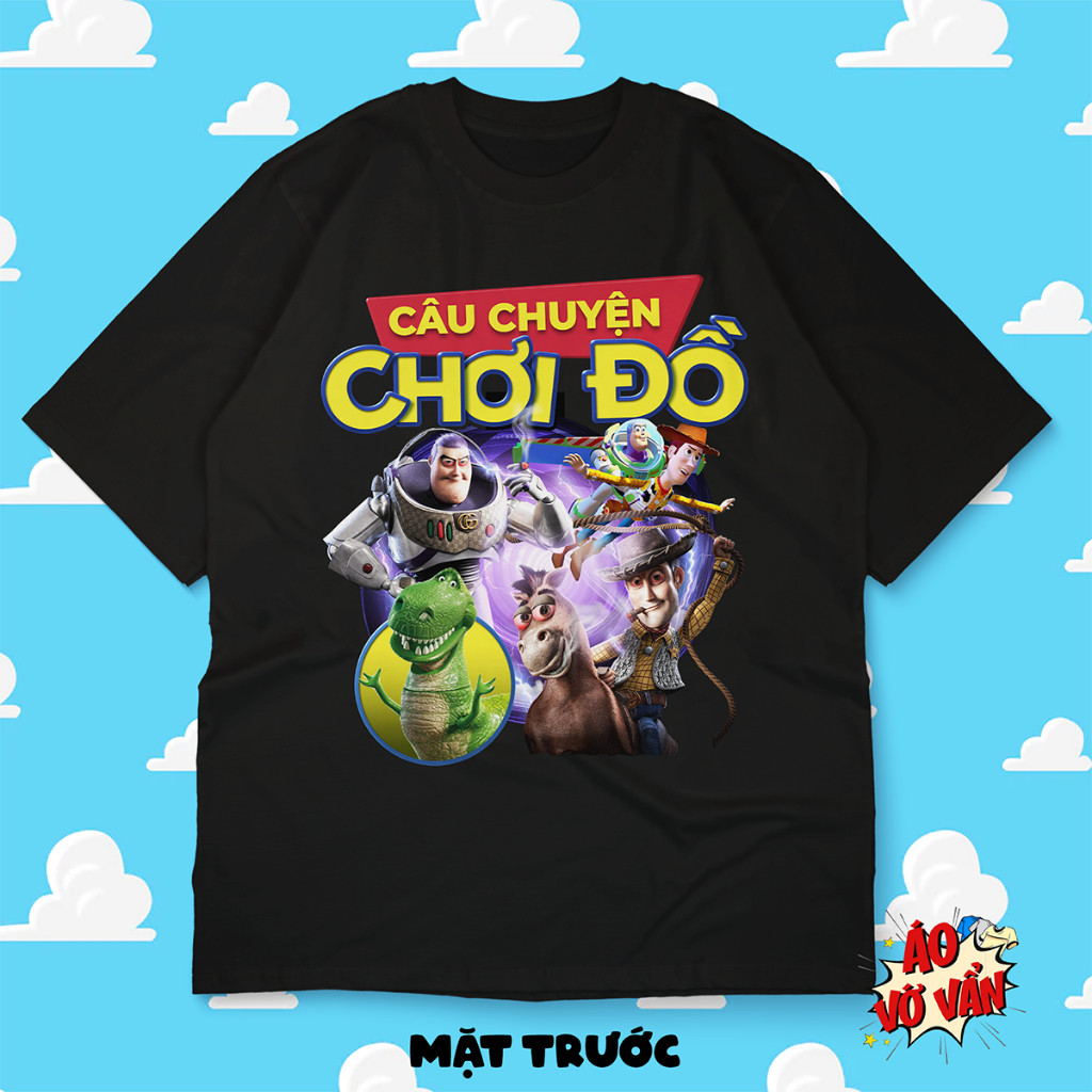 Áo Vớ Vẩn - Áo thun Local Brand Toy Story 5 Câu Chuyện Đồ Chơi Hay Ho Vớ Vẩn - Cotton 100 Oversize N