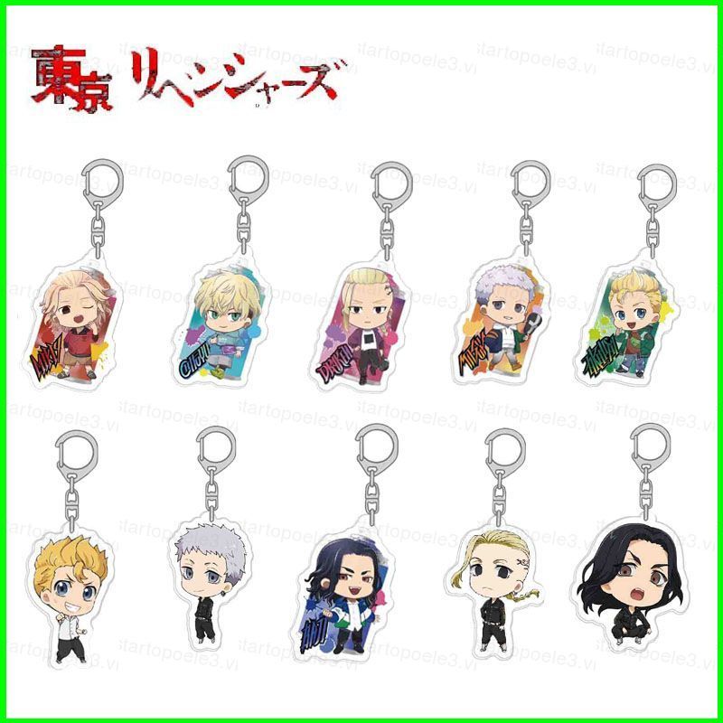 Tokyo Revengers Móc Khóa Acrylic Móc Khóa Anime Móc Khóa Túi Pendent Mikey Sano Manjiro Quà Lưu Niệm