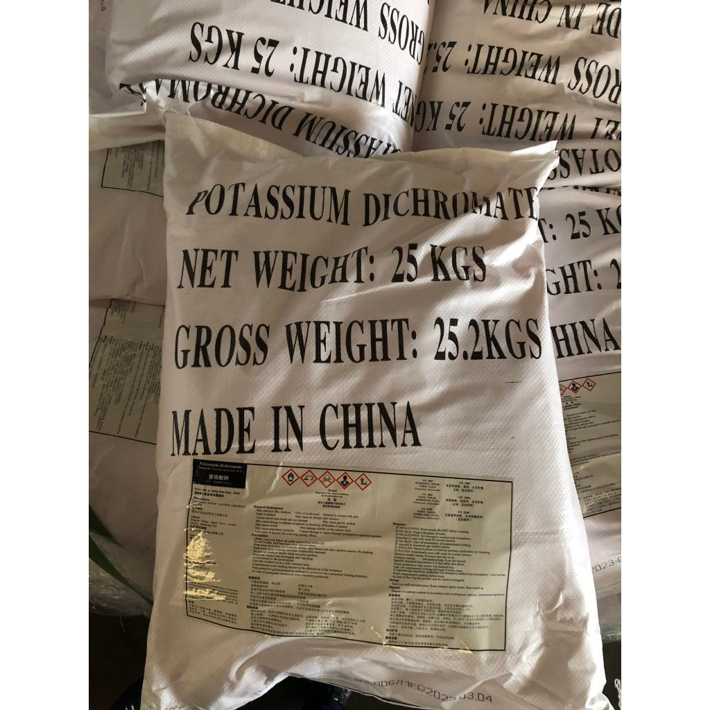 Hoá chất Potassium dichromate - K2Cr2O7 500g/túi- Trung Quốc (MỚI) Đế Doanh.