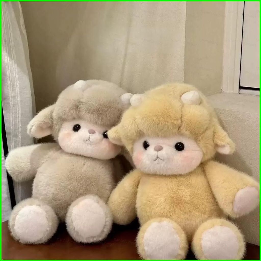 PS1 Chạy Series Cao Nguyên Bò Lợn Sang Trọng Đồ Chơi Puff Thịt Cừu Lợn Hoang Búp Bê Cô Gái Búp Bê Qu