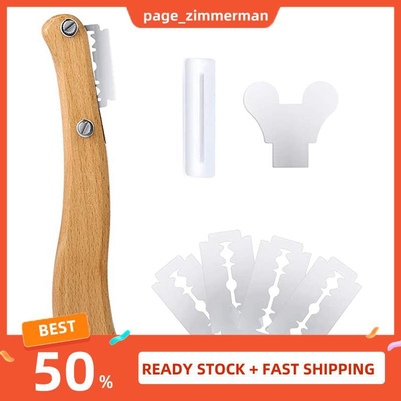 Bánh mì Lame có tay cầm bằng gỗ, Dụng cụ cắt bánh mì Lame, Dụng cụ cắt bánh mì, Dụng cụ làm bột