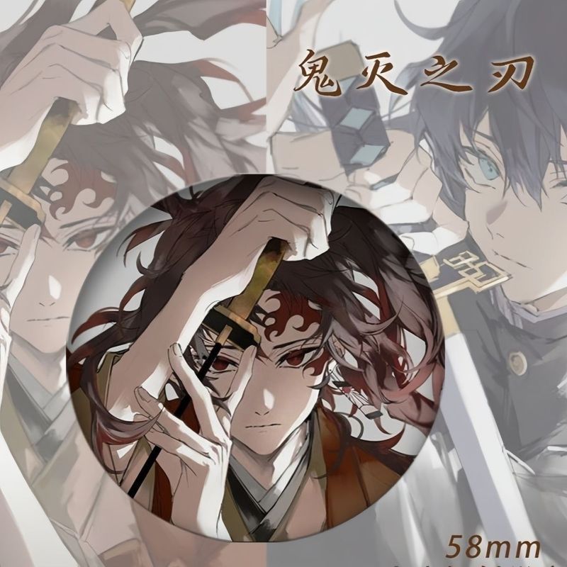 Demon Slayer Tokito Muichiro Tokito Muichiro Game Anime Hai Chiều Anime Bar Huy Hiệu / djfdj