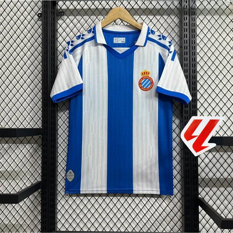 2526 Espanyol Áo bóng đá nam sân nhà chất lượng hàng đầu S-4XL