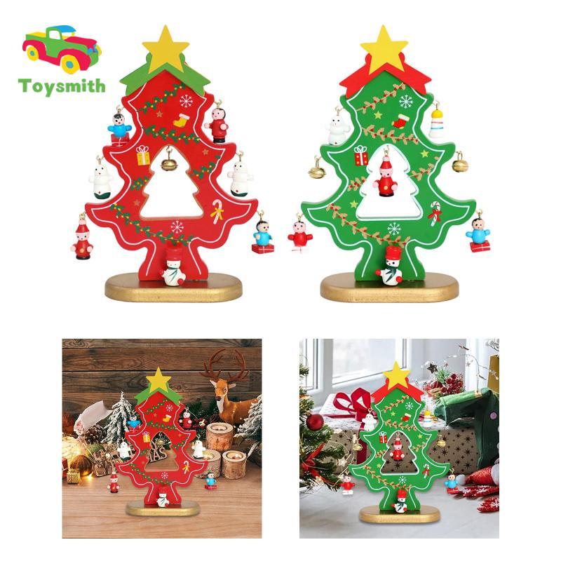 Trang trí cây thông Noel bằng gỗ, Trang trí ngày lễ, Bàn trang trí cây thông Noel cho ngày lễ, sinh 