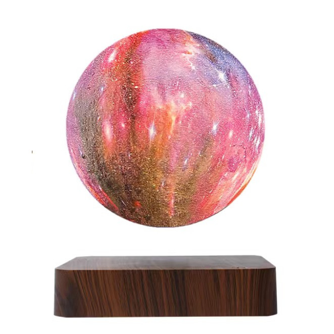 LVHG Đèn bàn phòng ngủ đèn ngủ từ tính bay lơ lửng mặt trăng quà tặng hành tinh xoay cho bạn gái đèn