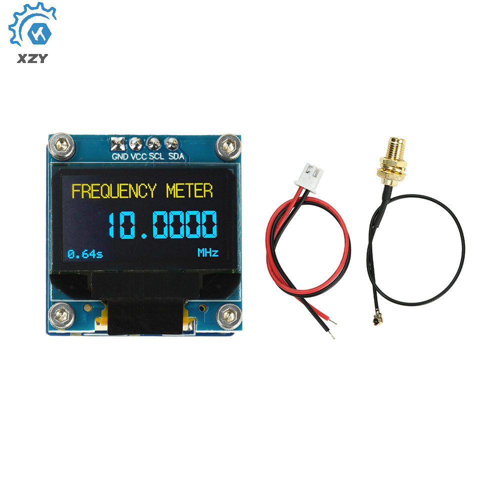 PLJ-096OLED-H1 DC 8-10V / 4.5-9V Mô-đun hiển thị tần số 20 MHz-2.7GHz / 1KHz-100 MHz Bộ đếm tần số c