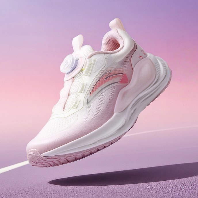 [HABU] Giày Chạy Thể Thao Bé Gái Size 34-39 ANTA Kids PG7 Đàn Hồi, Êm Nhẹ Big Kids 7-14 Years Runnin