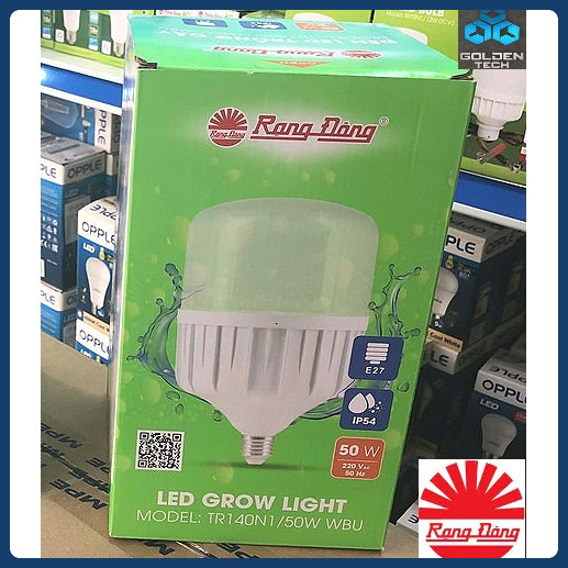 (Rạng Đông) Đèn LED trồng cây 50W -Đui E27 -Tạo lưới, tăng độ giòn ngọt, tăng trọng lượng quả - Mode