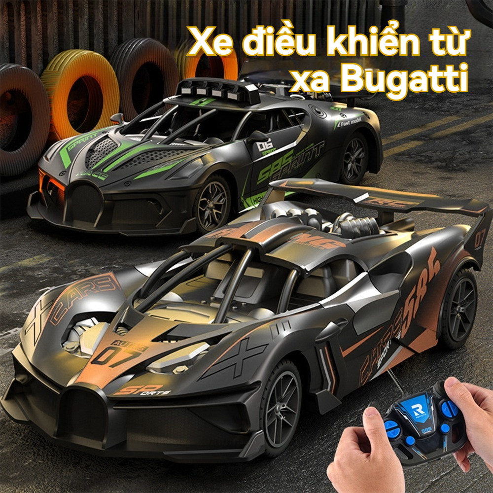 Kids Toys Bugatti Car Toy  2.4G Remote Control Car RC Racing Toy Car for Boy Racing Model Children T