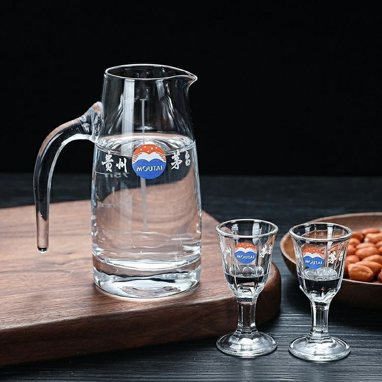 Bộ Sofa Rượu Moutai Cốc Rượu Moutai Spirit Cup Pha Lê M Moutai Bộ Rượu Cốc Moutai Thủy Tinh Tinh Tin