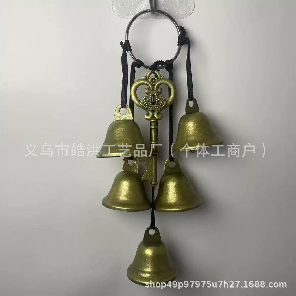 Halloween Phù Thủy Chuông Gió Bảo Vệ Tay Nắm Cửa Đồ Trang Trí Weika Chuông Gió Phòng Nhà Cửa Sổ Sill