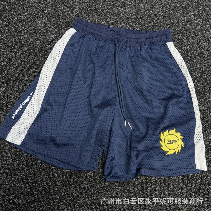 Broken Bp shorts Summer Sports Mesh Shorts Loose Basketball Fitness Five-Point Shorts