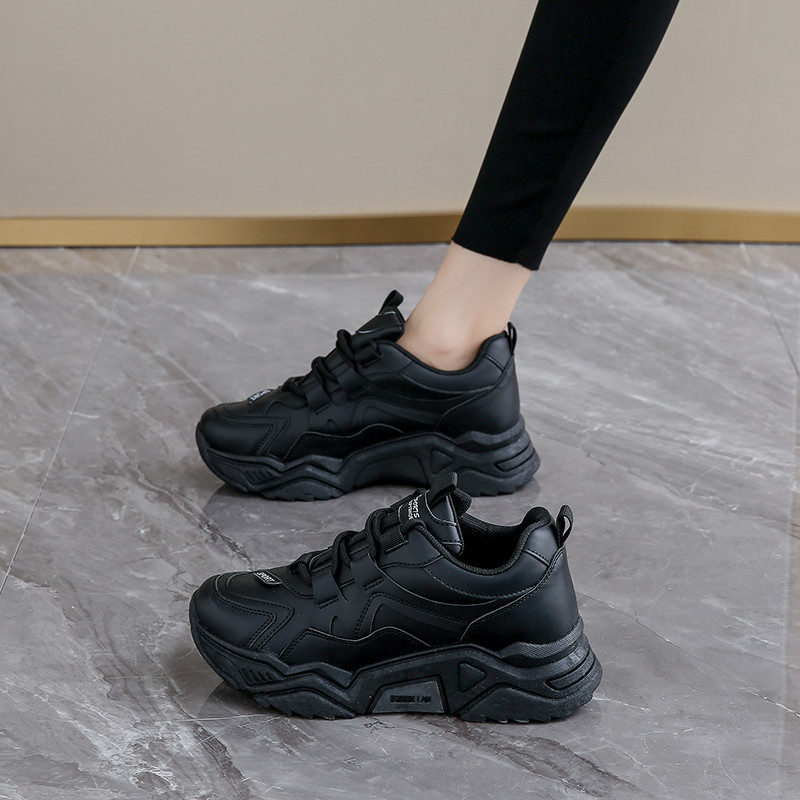 Women's Lace-Up Shoes Fashion Korean Style Autumn Leather CK555-2Women's Shoes