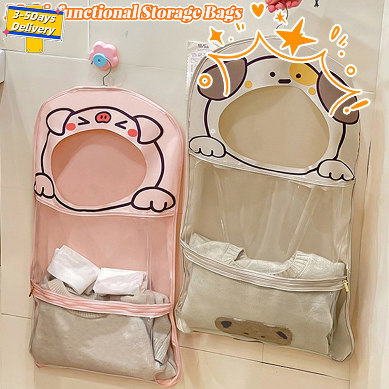 [Đến 3-5 ngày] Túi đựng đồ Polyester EVA cao cấp, Dụng cụ treo tường hoạt hình, Chống thấm nước dung