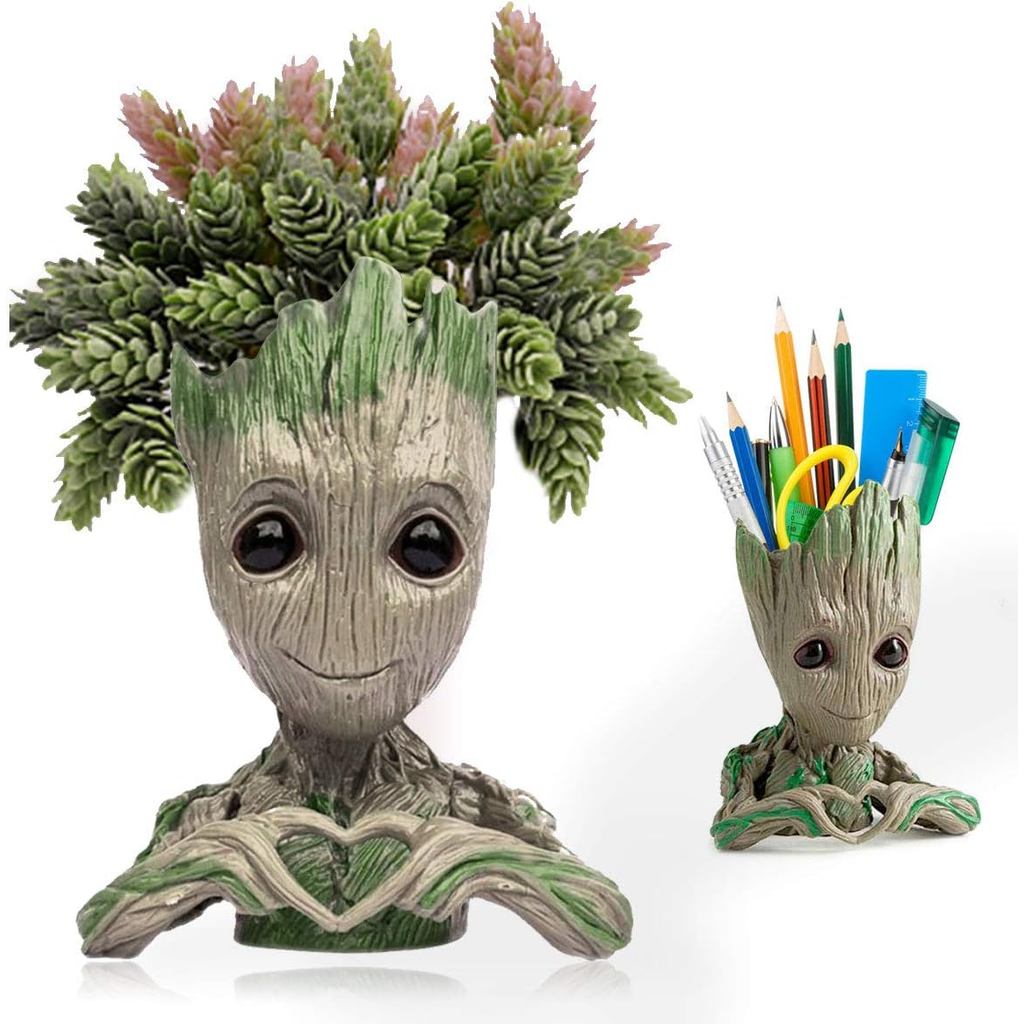 Groot Planter, Chậu hoa Baby Groot 6 * 4 inch Chậu trồng mọng nước cho cây trồng trong nhà Trang trí