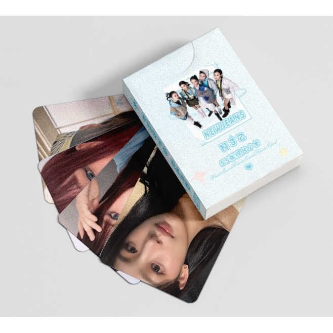 55 Cái / hộp NJ Photocards 2025 HOA HỒNG HỒ Hội Cổ Tích Siêu Nhiên Bunnies Trại Lomo Cards MINJI HAN