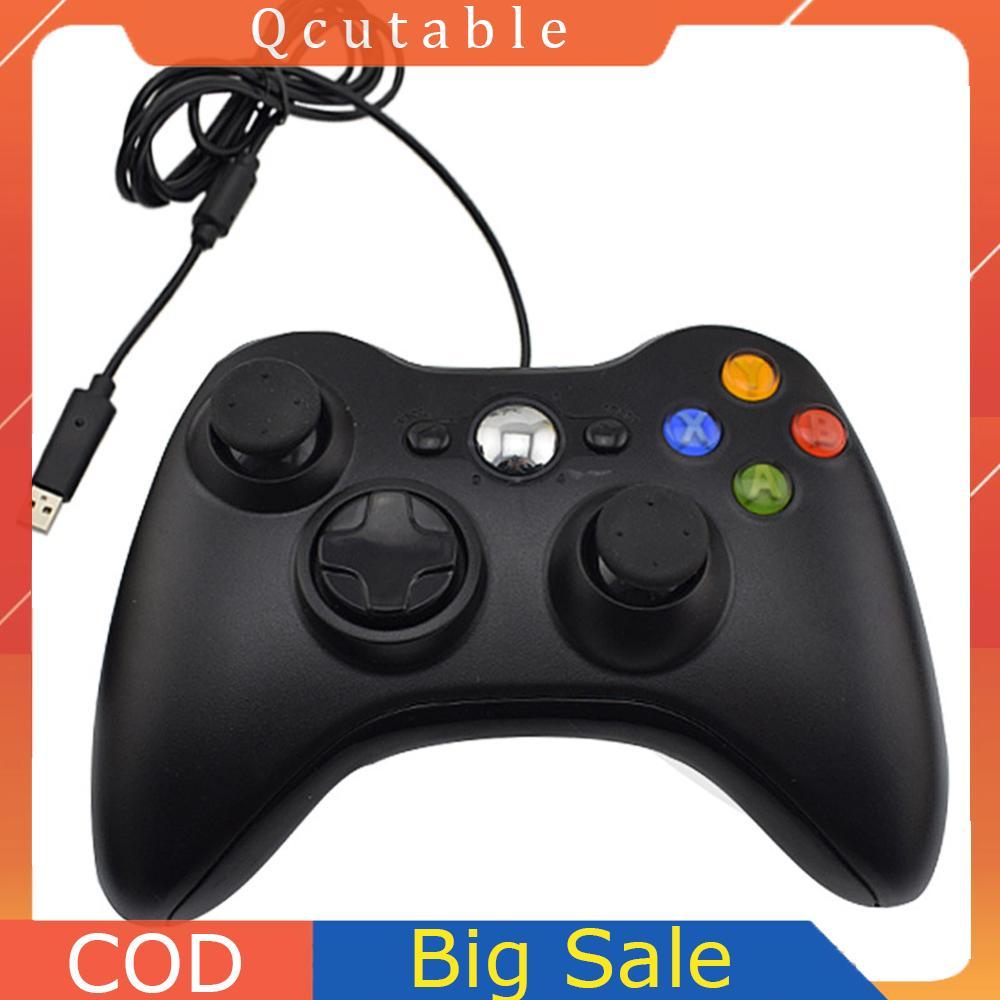 Data Frog USB Tay cầm chơi Game PC có dây Tay cầm chơi Game cho Windows (Đen)