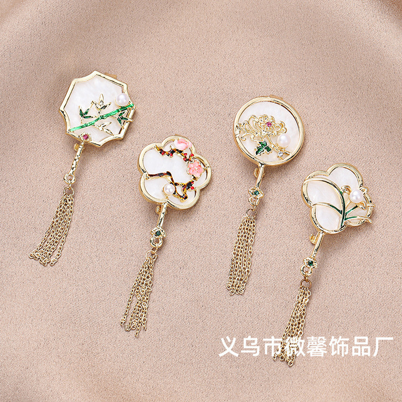 Hot Sale.Hot-bán Phong Cách Mới Phong Cách Trung Hoa Rhododendron Plum Orchid Tre Trâm Cài Độc Đáo T