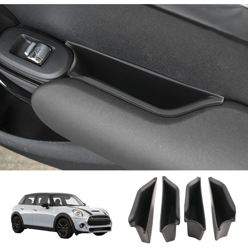 LUWU cho 2024 Mini Cooper F55 Người Tổ Chức Mini Cooper F55 Phía Trước Cửa Sau Bên Hộp Bảo Quản Cửa 