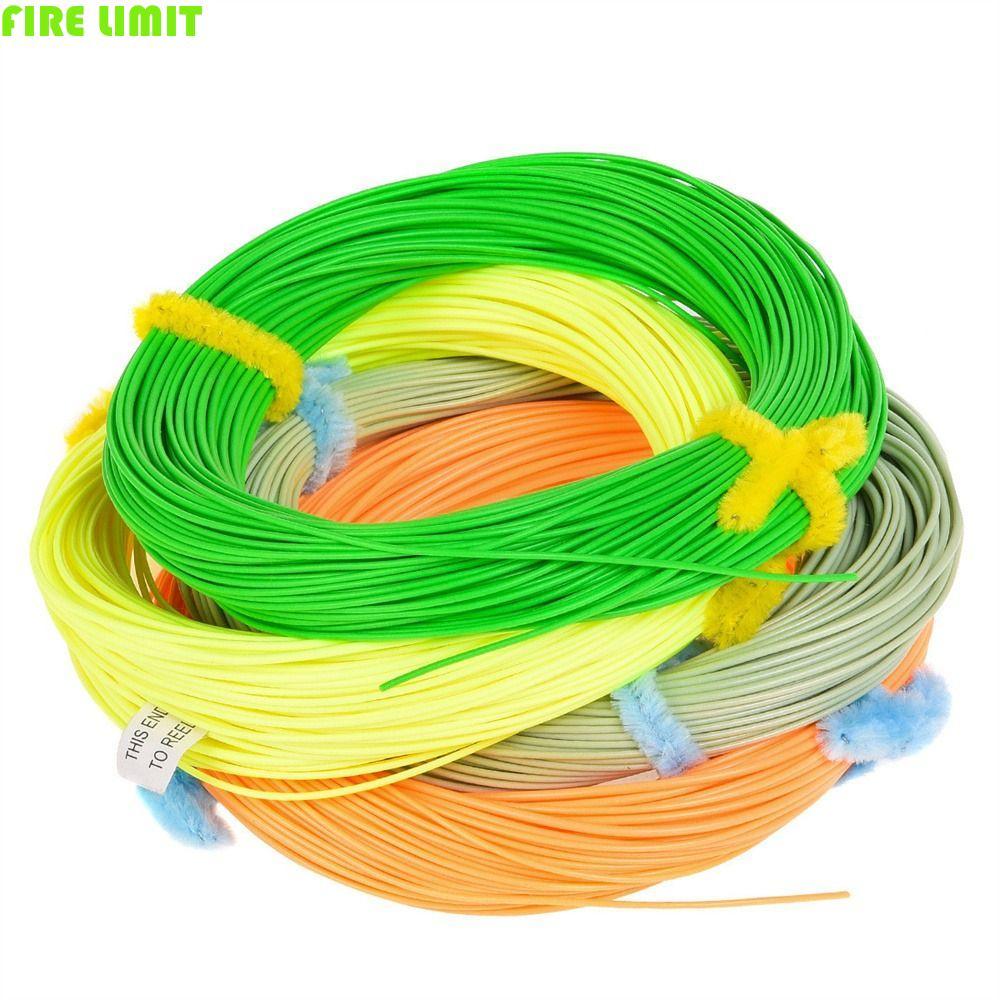 FIRE LIMIT Forward Floating, Long Casts Fluo Front Fly Fishing Line, Phụ kiện câu cá WF3FWF8F 100FT 